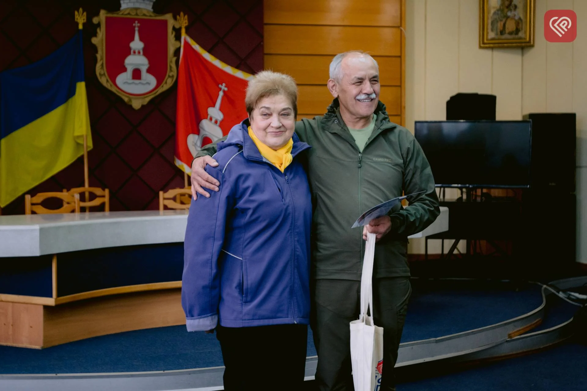 Ірина Присіч та Вячеслав Саулко - День подяки волонтерам у Переяславі