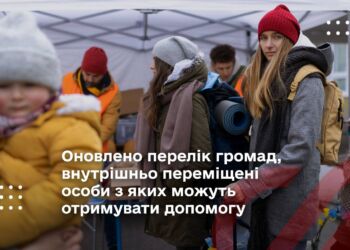 Оновлено перелік громад, внутрішньо переміщені особи з яких можуть отримувати допомогу