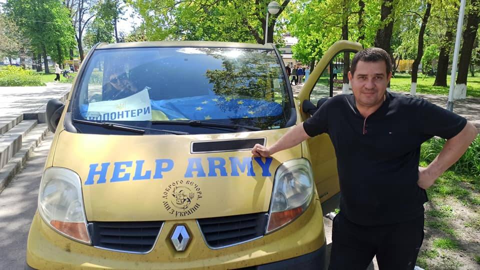 Доставку гуманітарного вантажу забезпечив Володимир Власенко