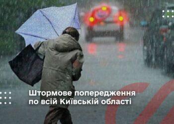 Штормове попередження по всій Київській області
