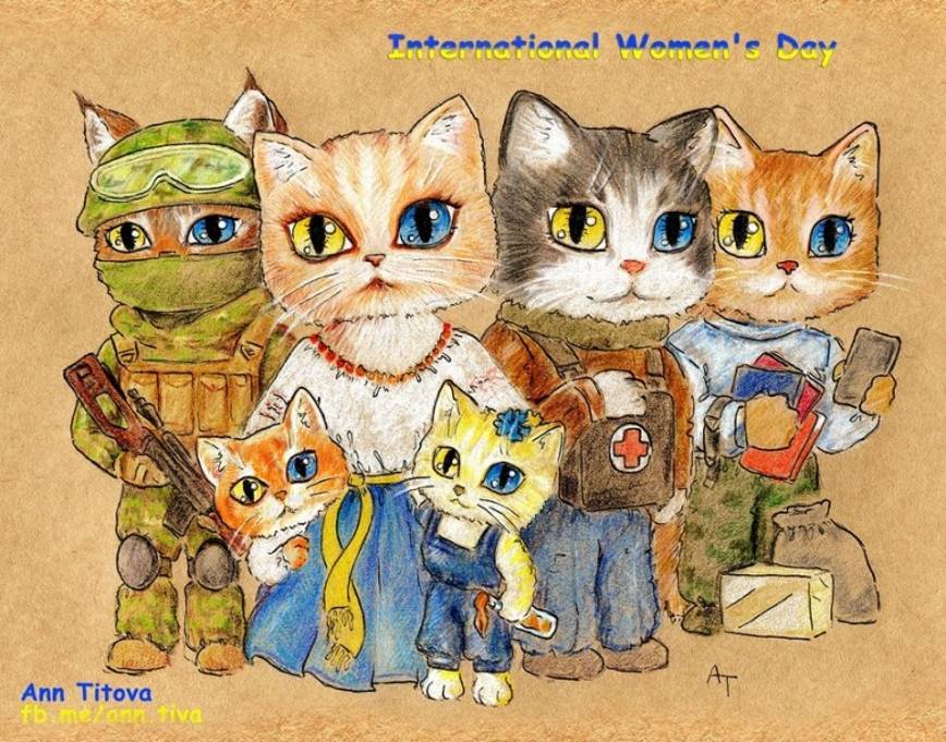 Малювати котиків почала відразу після початку повномасштабної війни