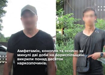 Амфетамін, конопля та «солі»: за минулі дві доби на Бориспільщині викрили понад десяток наркозлочинів