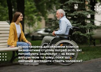 Новостворена виконкомом комісія визначатиме ступінь потреб осіб, які потребують соцпослуг – за яким алгоритмом та чому, поки що, охочими доглядати стають чоловіки?