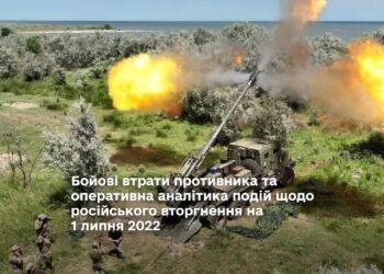 Бойові втрати противника та оперативна аналітика подій щодо російського вторгнення на 1 липня 2022