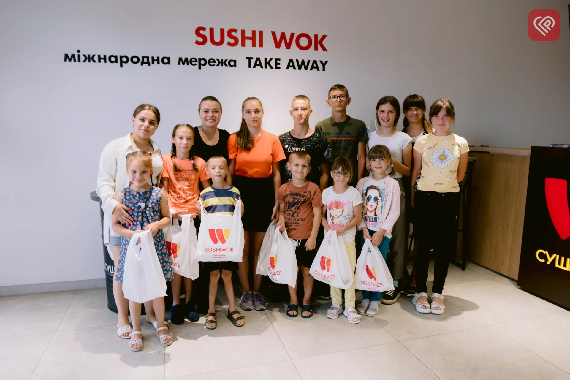 СушиWOK у Переяславі провів безкоштовний майстер-клас для дітей вразливих категорій