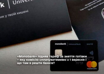 Monobank змінив тариф за зняття готівки у банкоматах