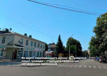 перейменування вулиць та провулків на території Переяславської міської територіальної громади