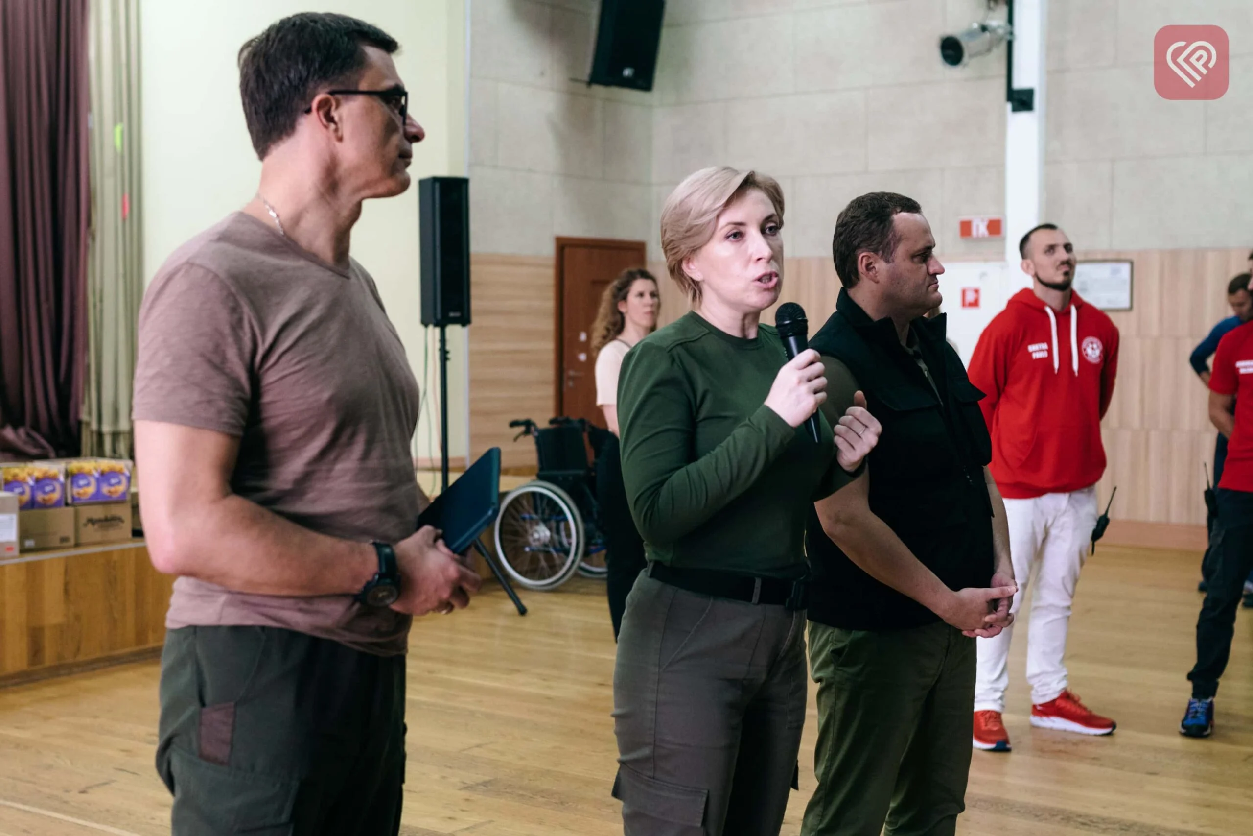 на Переяславщину завітала віцепрем'єр-міністерка - міністерка з питань реінтеграції тимчасово окупованих територій України Ірина Верещук та голова Київської військової обласної адміністрації Олексій Кулеба