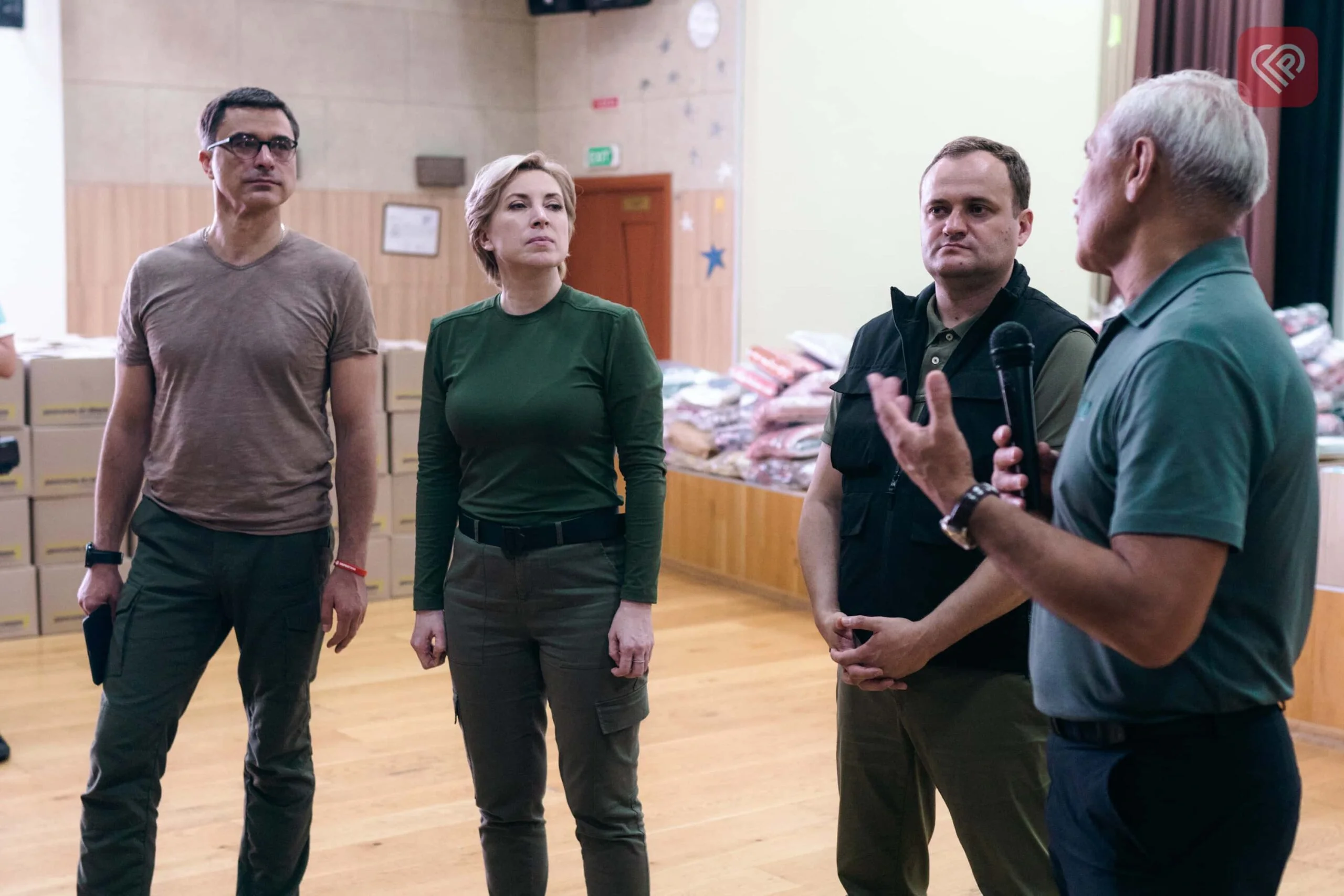 на Переяславщину завітала віцепрем'єр-міністерка - міністерка з питань реінтеграції тимчасово окупованих територій України Ірина Верещук та голова Київської військової обласної адміністрації Олексій Кулеба