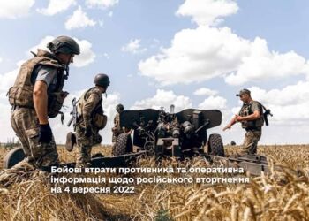 Бойові втрати противника та оперативна інформація щодо російського вторгнення