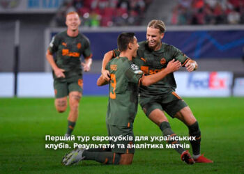 Перший тур єврокубків для українських клубів. Результати та аналітика матчів