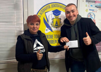 Працівники УГСП передали ГО «Серця Переяславщини» 10 000 гривень, міська влада – 240 літрів пального