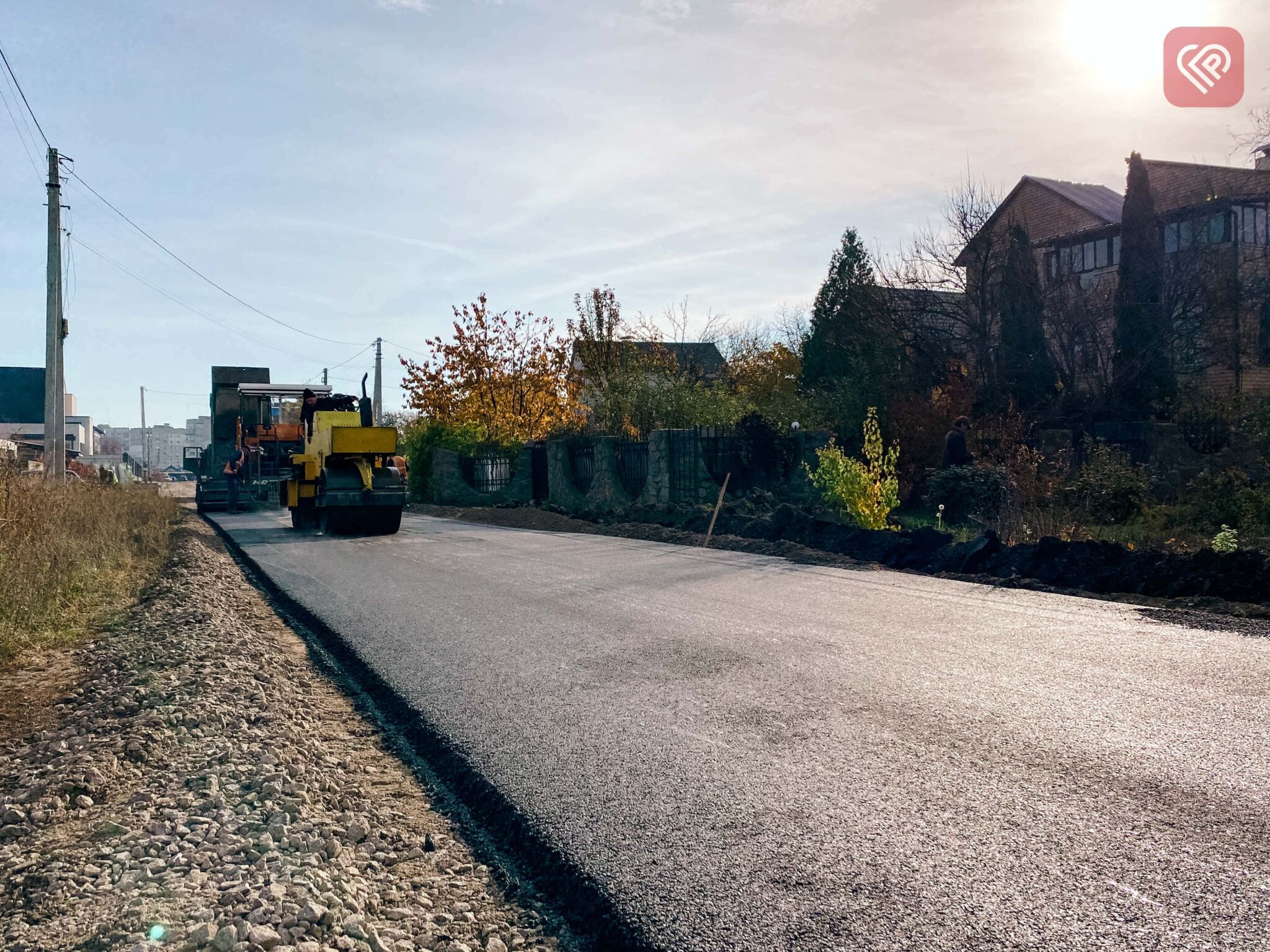 У Переяславі розпочали асфальтування вулиці Івана Сулими (відео)