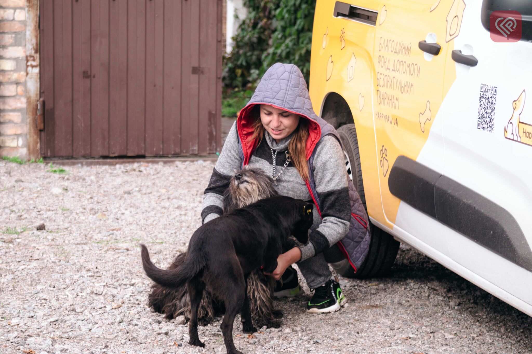 до Переяслава в громадську організацію “У добрі руки”, завітав благодійний фонд “Happy Paw”