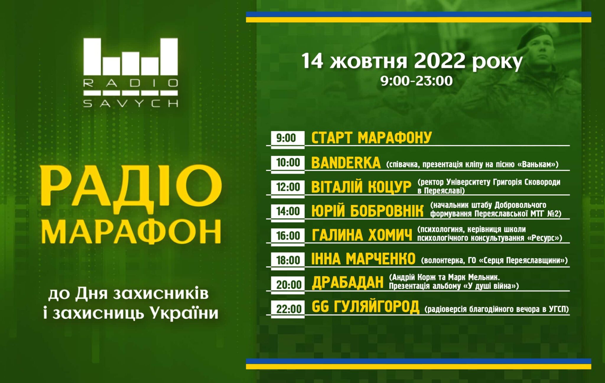 В університеті Переяслава розпочали радіомарафон до Дня захисників і захисниць України – де слухати та чого чекати?
