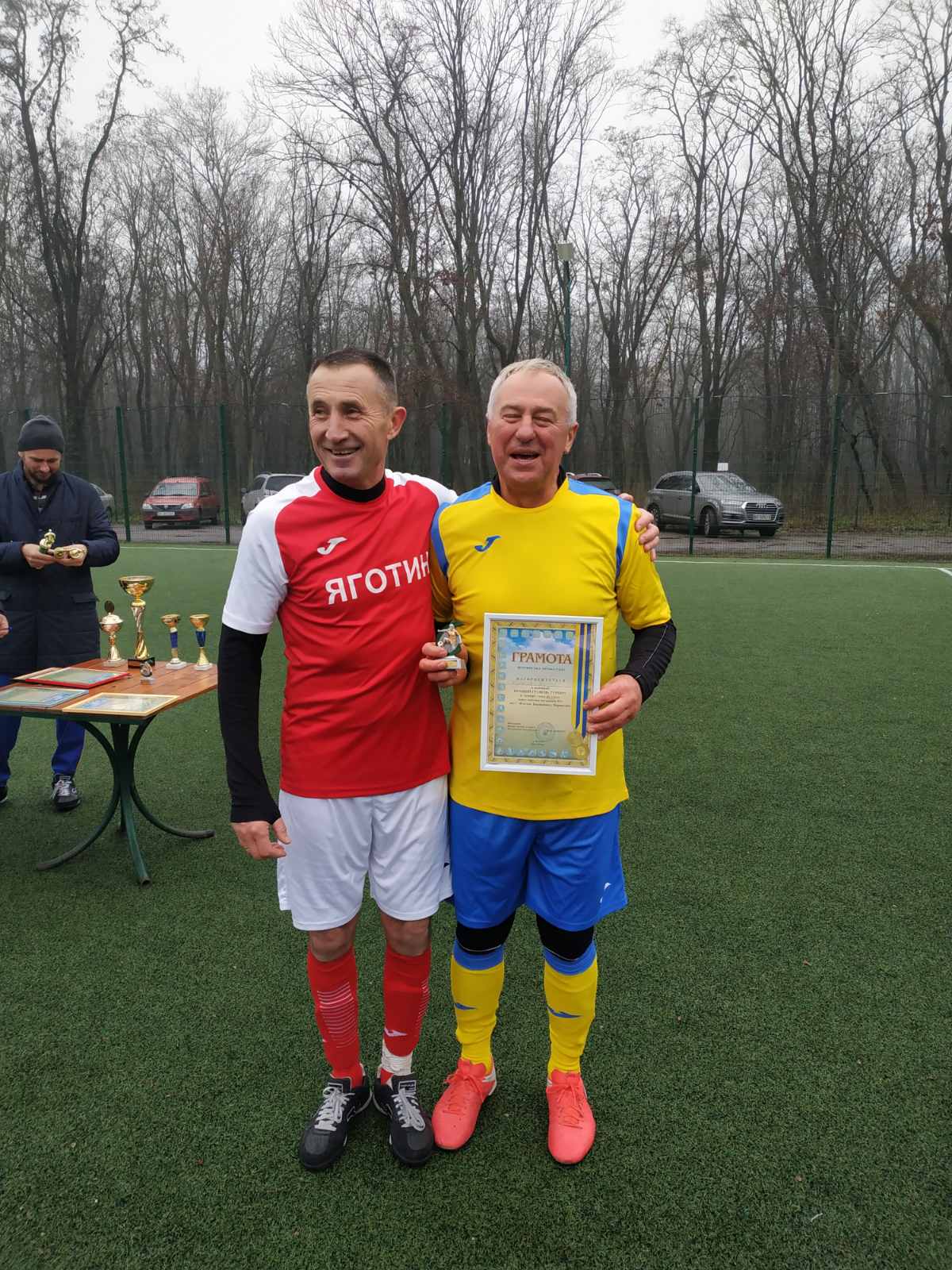 Кращим гравцем в переяславській команді визнали заслуженого працівника освіти України, декана факультету фізичного виховання Університету Григорія Сковороди в Переяславі Віктора Куйбіду