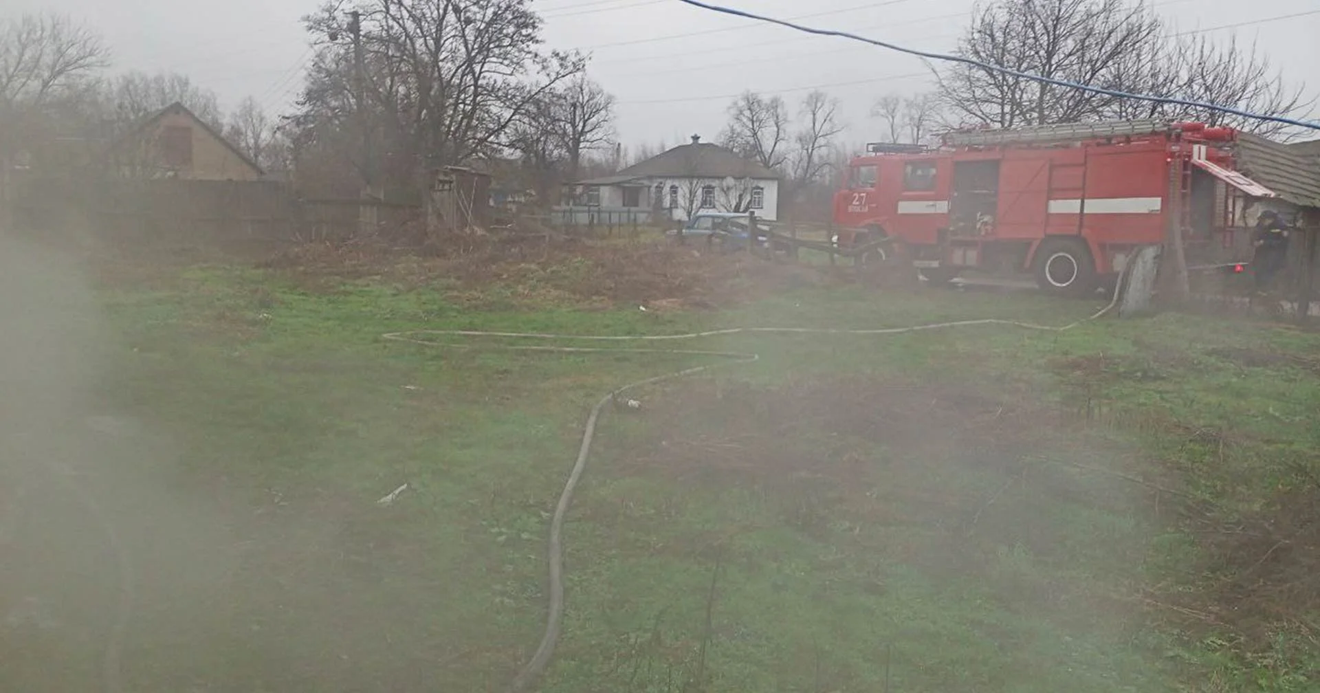 Пожежа на Переяславщині: у Дем'янцях горів будинок (відео та фото)