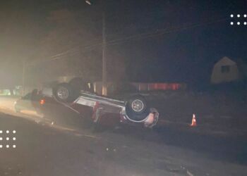 ДТП у Переяславі: один автомобіль перекинувся на дах