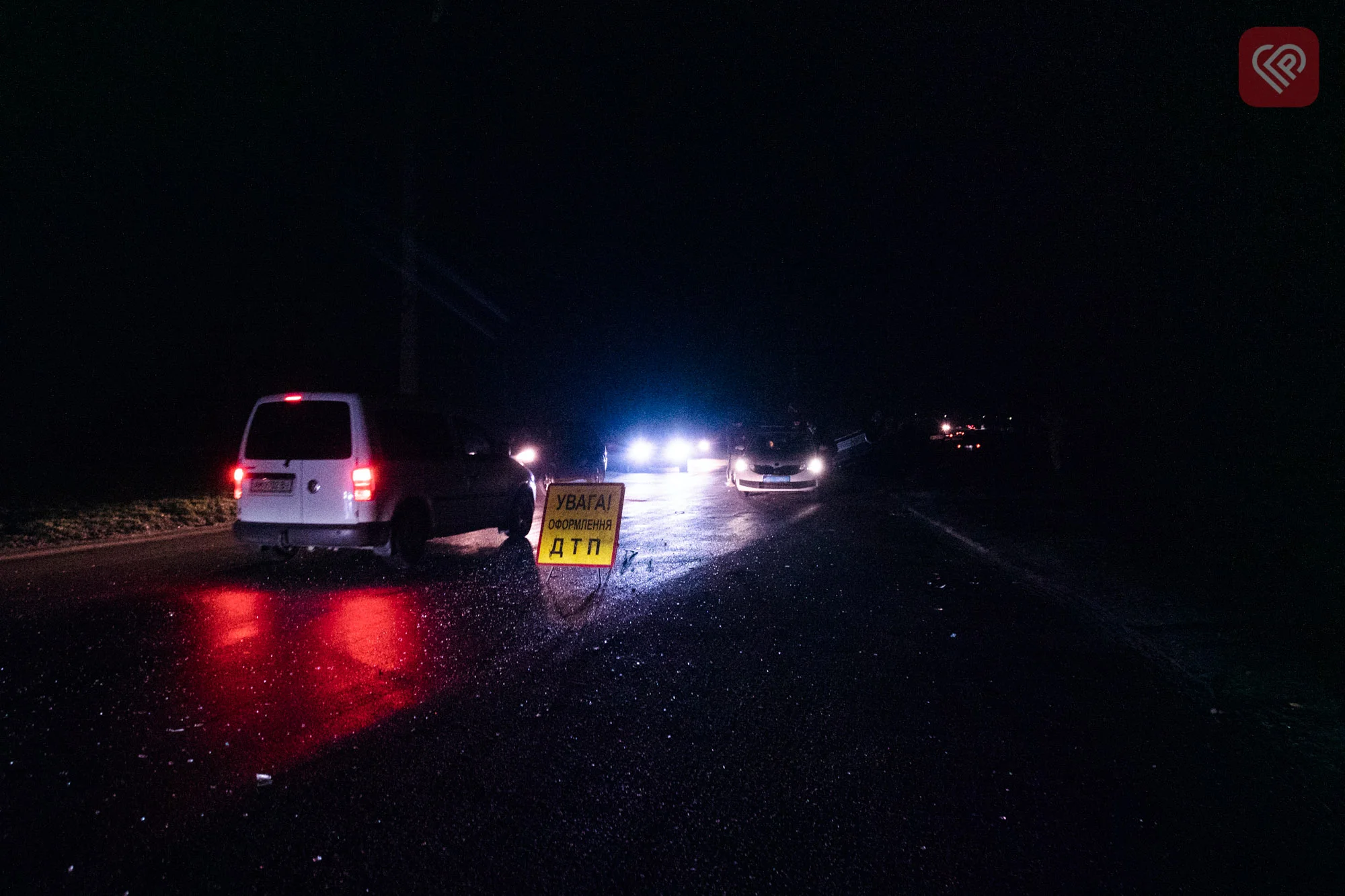 ДТП у Переяславі: один автомобіль перекинувся на дах