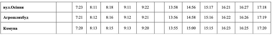 Рух автобусів № 2 та №3 з Комуни до ЗОШ №4 продовжили, додавши нову проміжну зупинку: за яким графіком вони тепер «ходитимуть» у будні й вихідні?