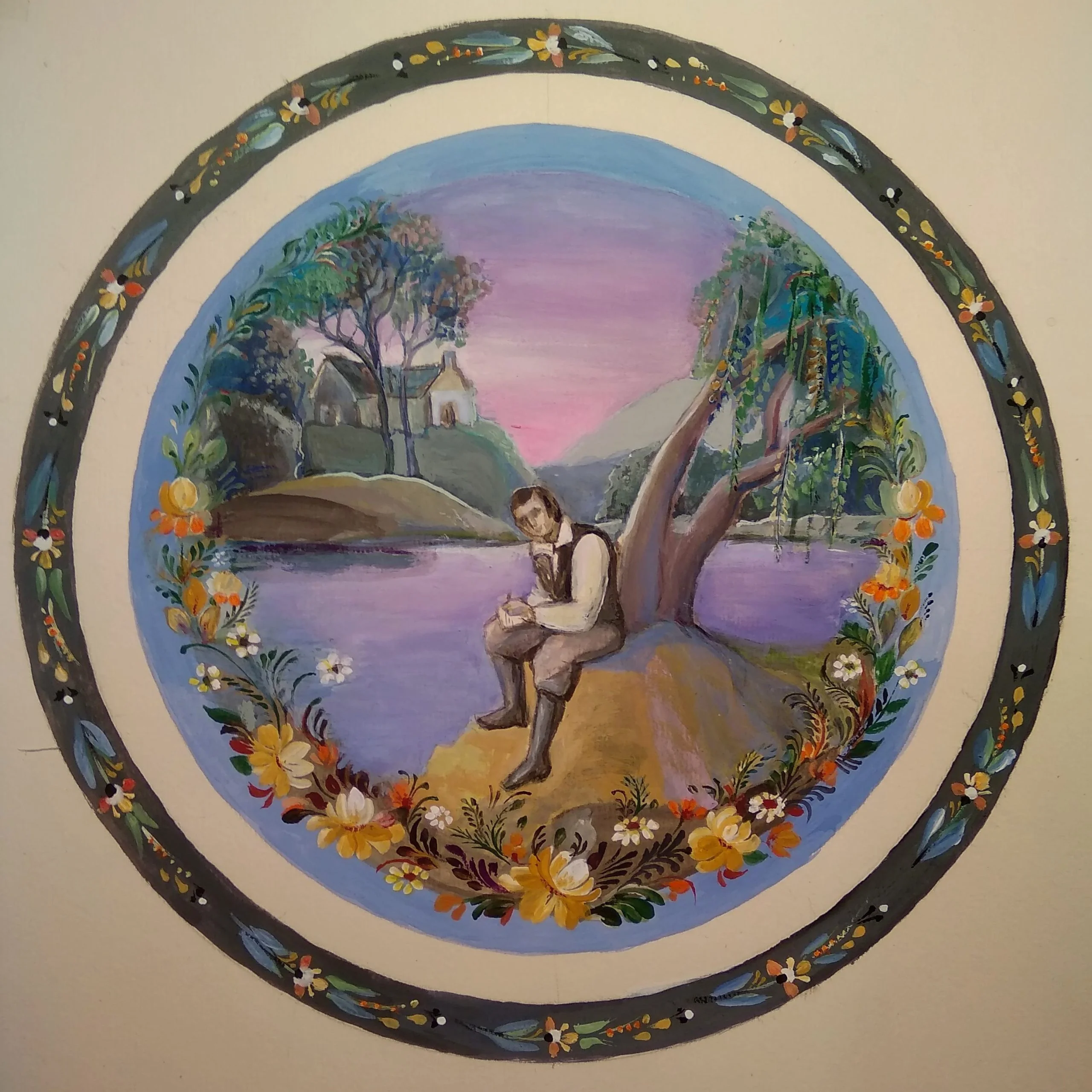 Переяславка Ірина Кузьмицька намалювала ілюстрації до нового видання поезій Роберта Бернза: разом з альбомом «Заквітчана Україна» їх презентували в публічній бібліотеці міста