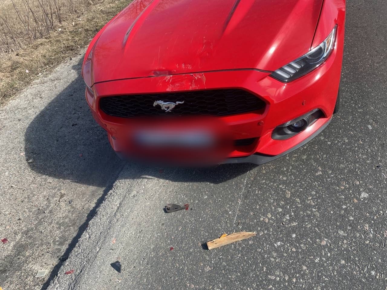 ДТП поблизу Переяслава: керманицю скутера госпіталізовано