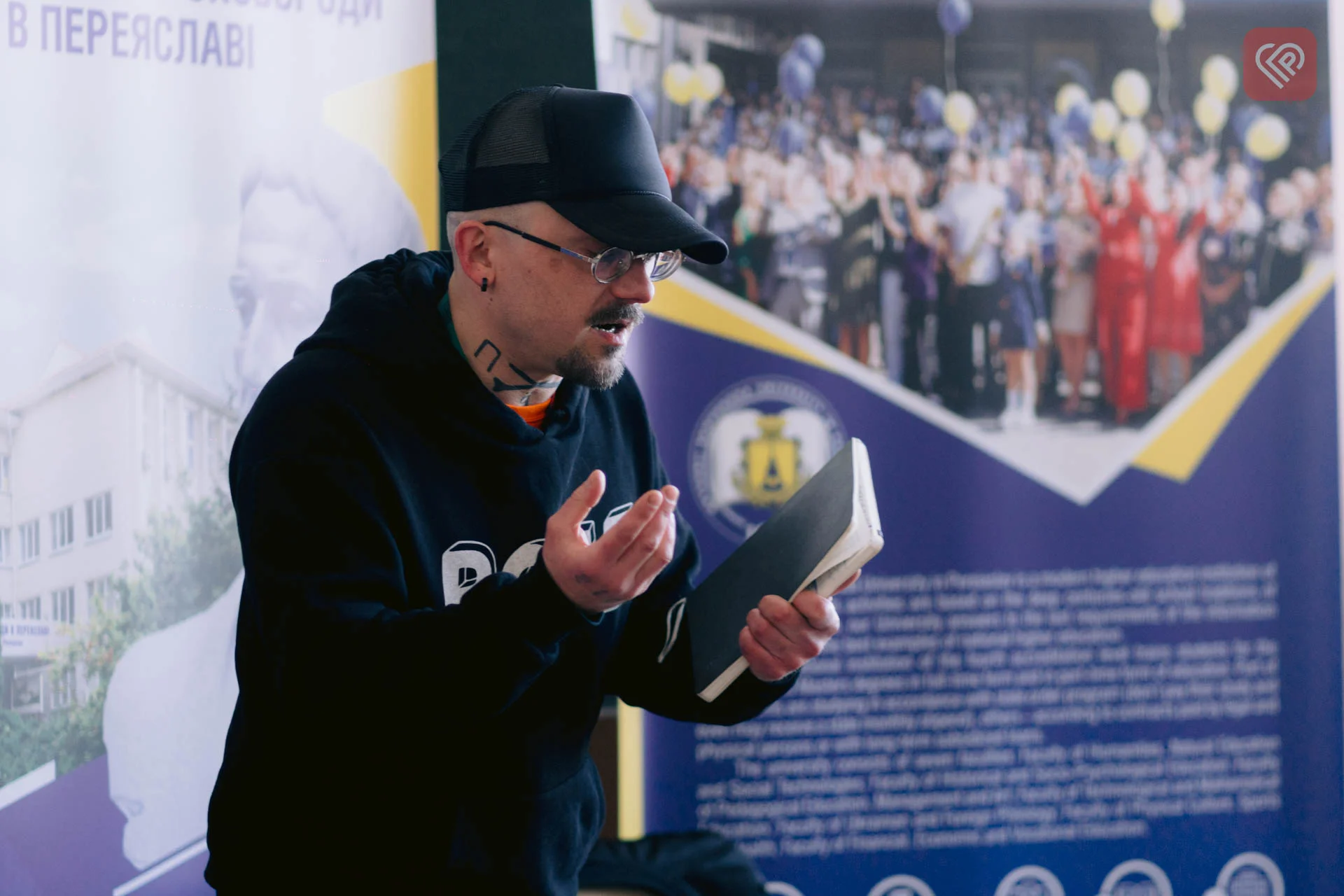 В чому смисл України, за що б'ються московити і чому простору та часу насправді не існує: Іван Семесюк провів лекцію в стінах УГСП