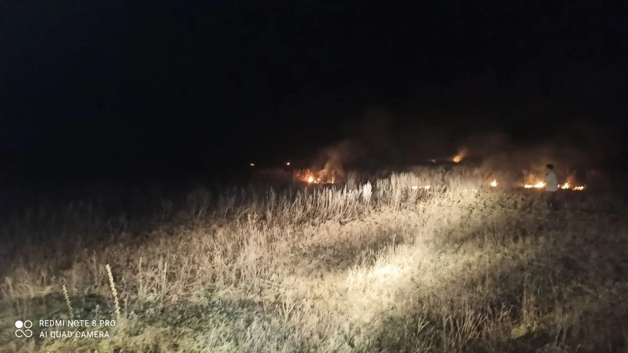 За минулу добу переяславські рятувальники тричі виїжджали для гасіння трав'яного настилу (фото)