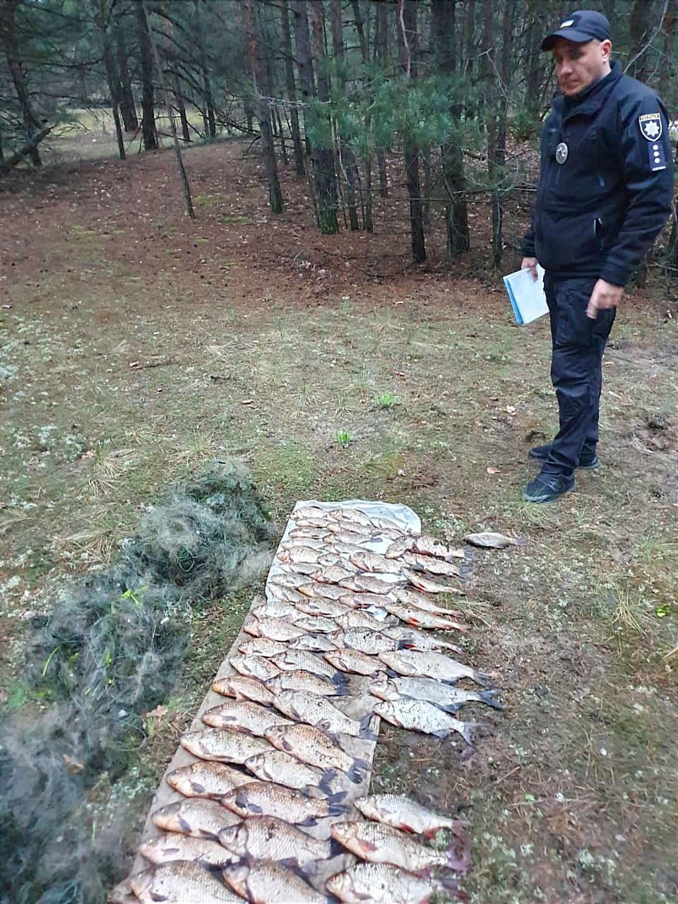 На Канівському водосховищі спіймали браконьєрів, які вловили риби на понад 100 тисяч гривень: розпочато досудове розслідування