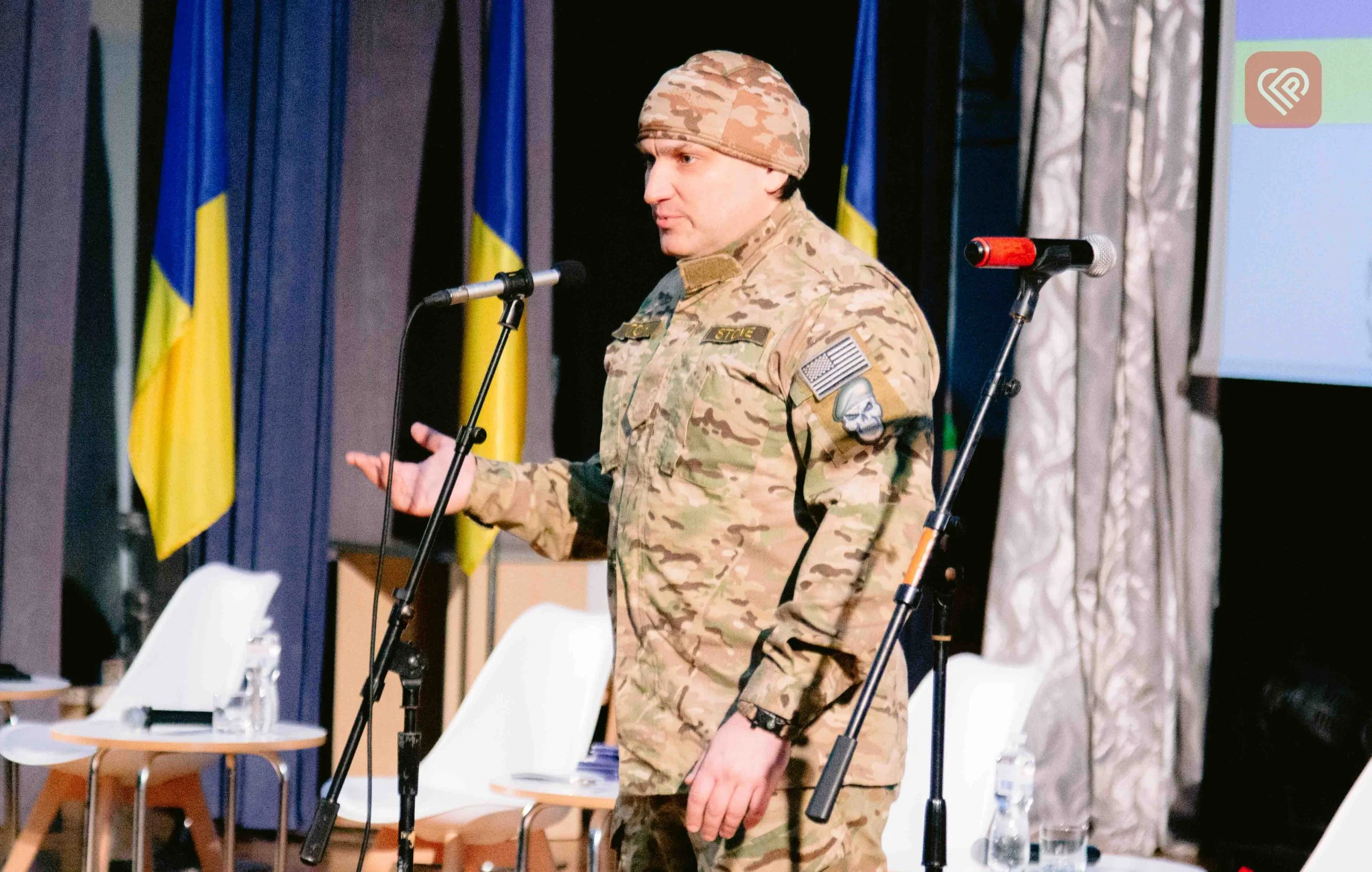 переглянули документальний фільм про військового Петра Волощенка з позивним «Стоун»