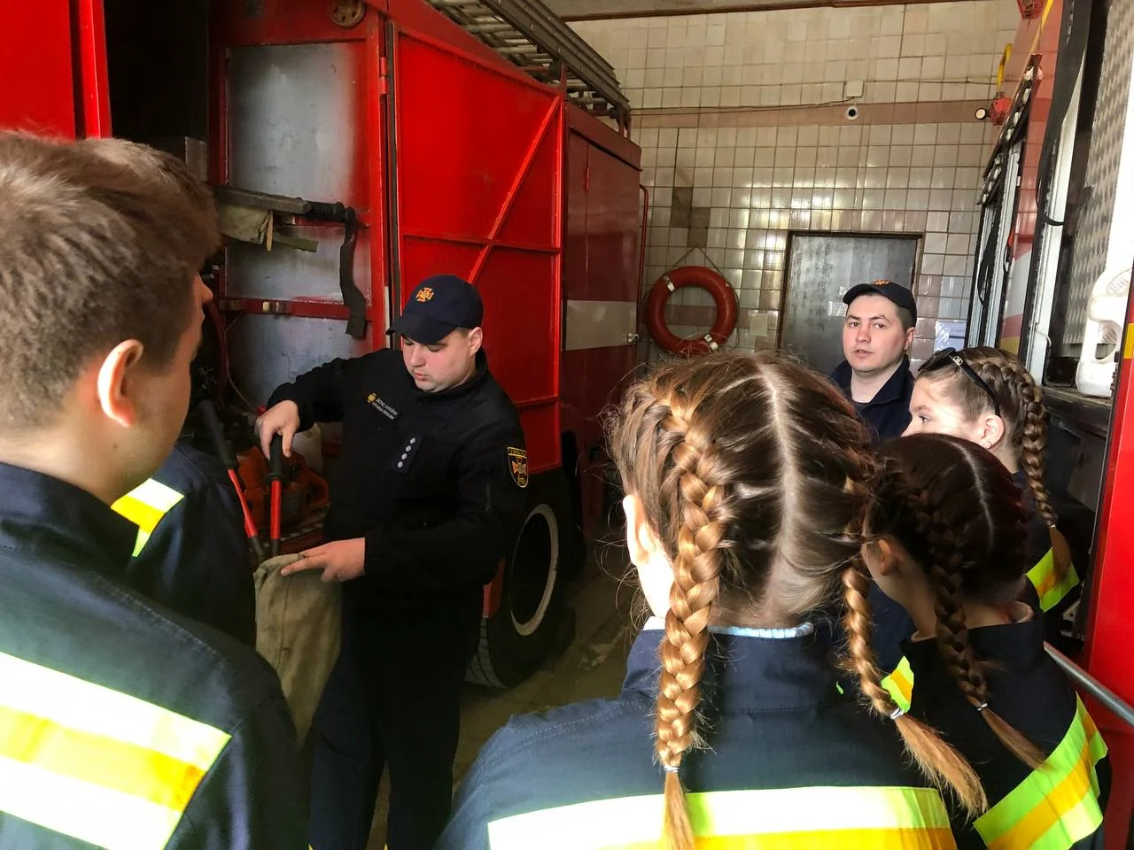 У Переяславі для юних пожежних-рятувальників провели навчання