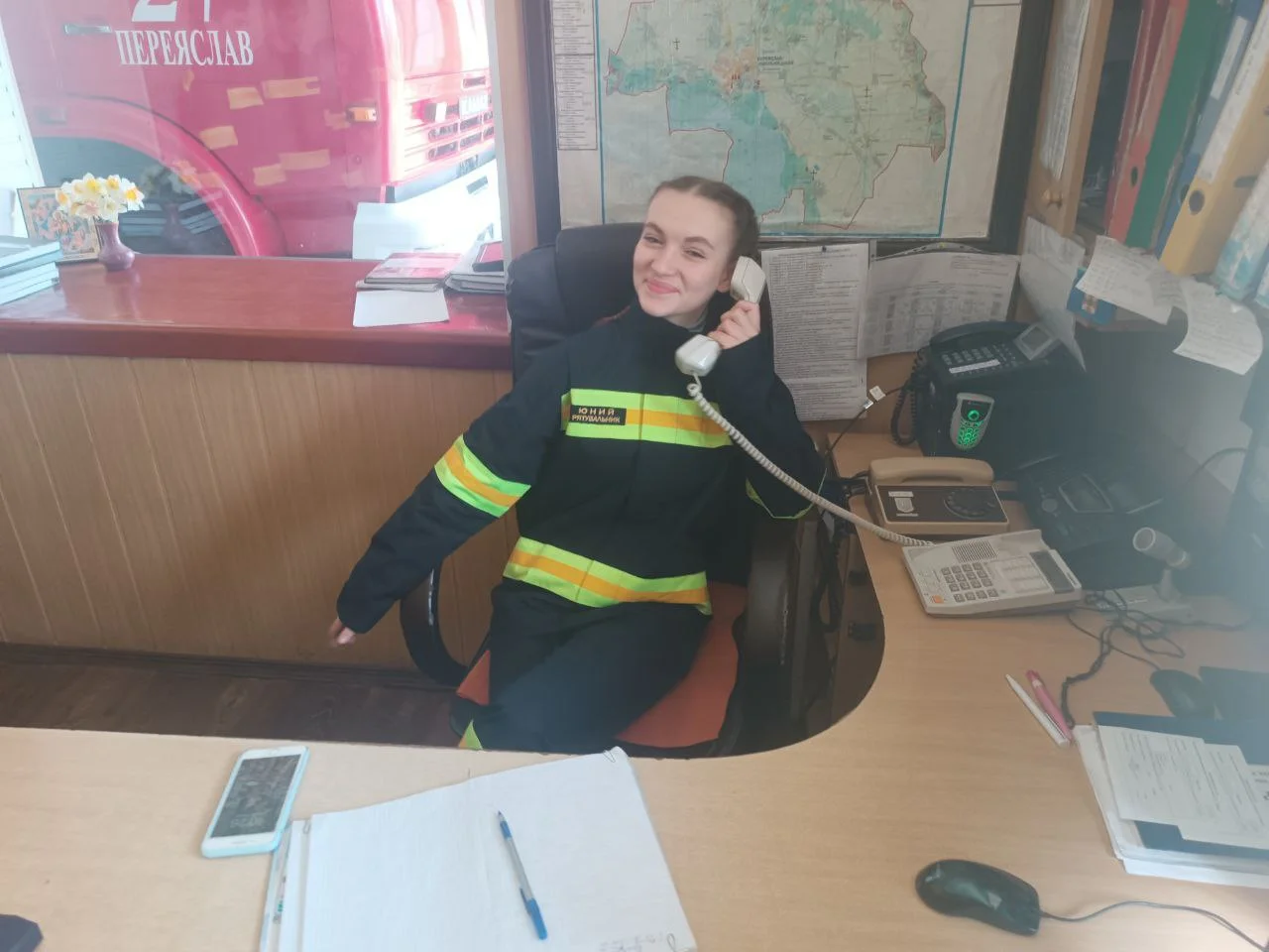 У Переяславі для юних пожежних-рятувальників провели навчання