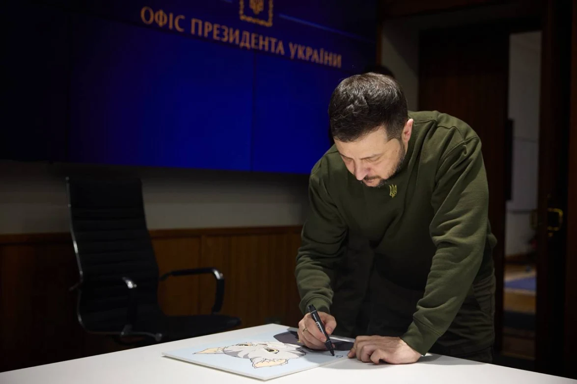 Президент Зеленський власноруч підписав унікальну NFT