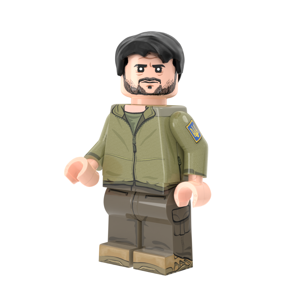 Brickmania Toys випустить мініфігурку Зеленського: відсоток з продажів спрямують на допомогу Україні