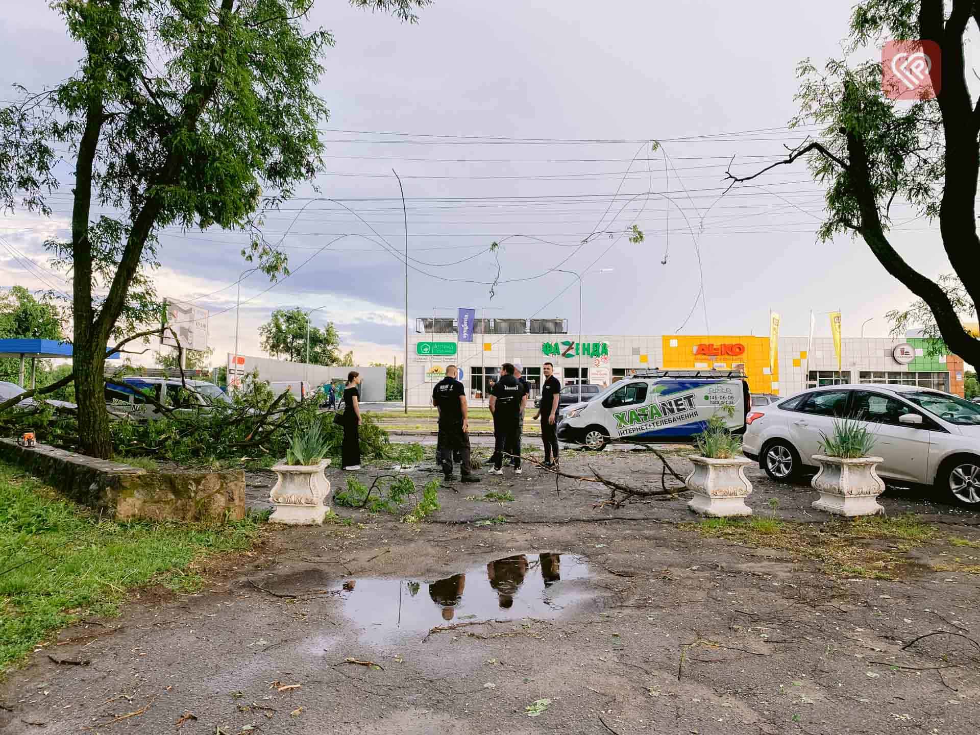 Наслідки негоди у Переяславі (фото та відео)
