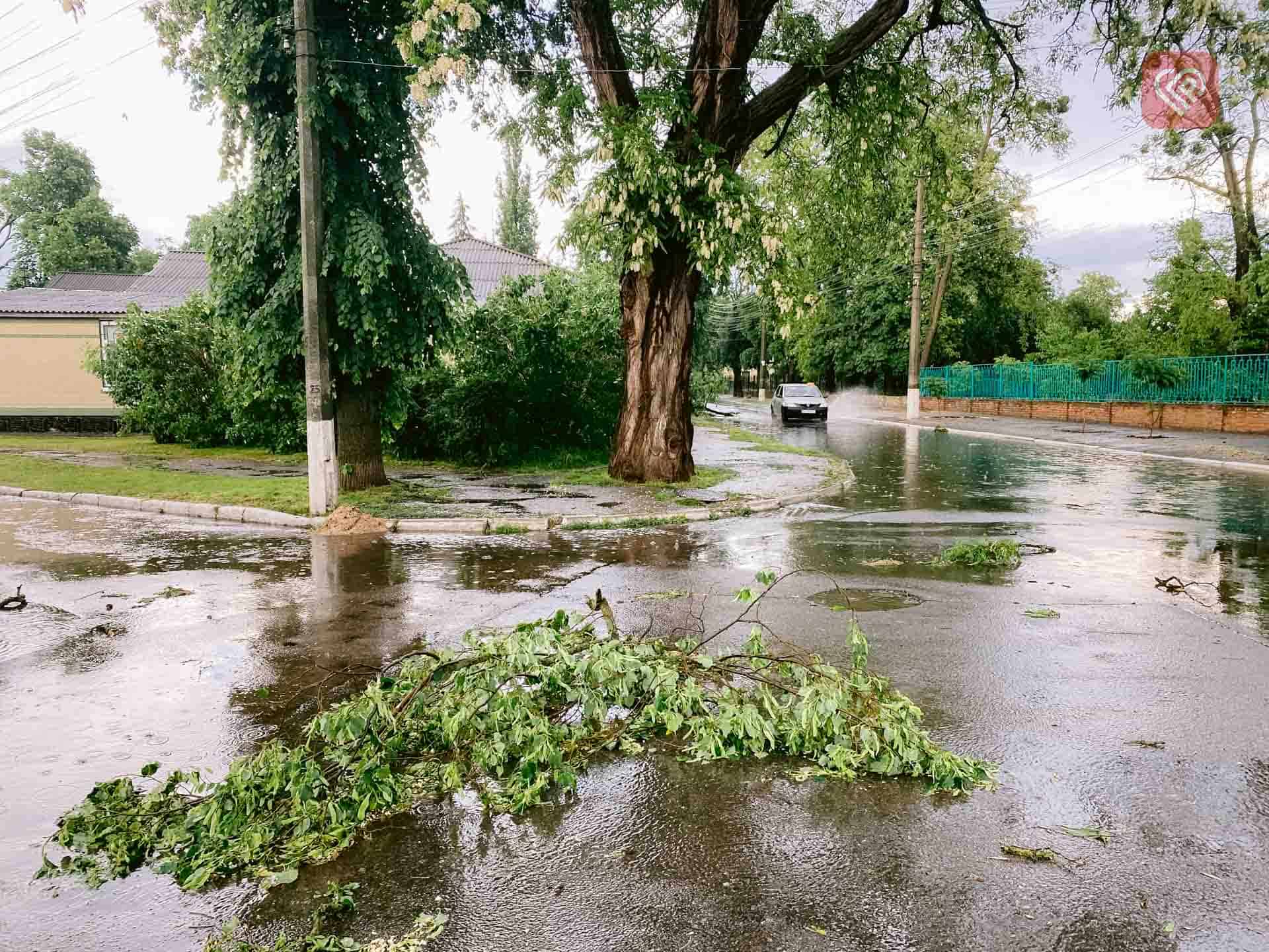 Наслідки негоди у Переяславі (фото та відео)