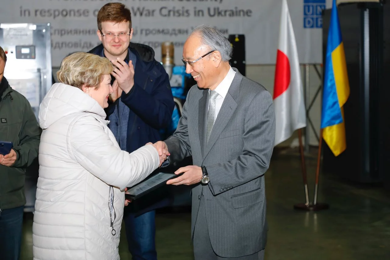 Переяславська тепломережа отримала генератор від уряду Японії у рамках програми ООН: де його будуть використовувати
