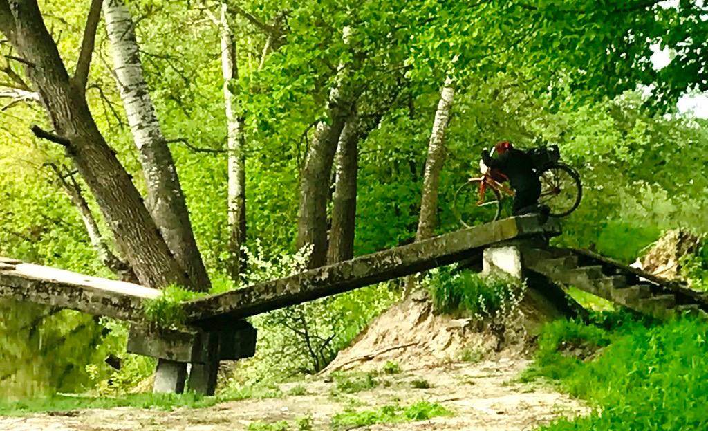 Стан мосту через річку трубіж до виконання ремонтних робіт