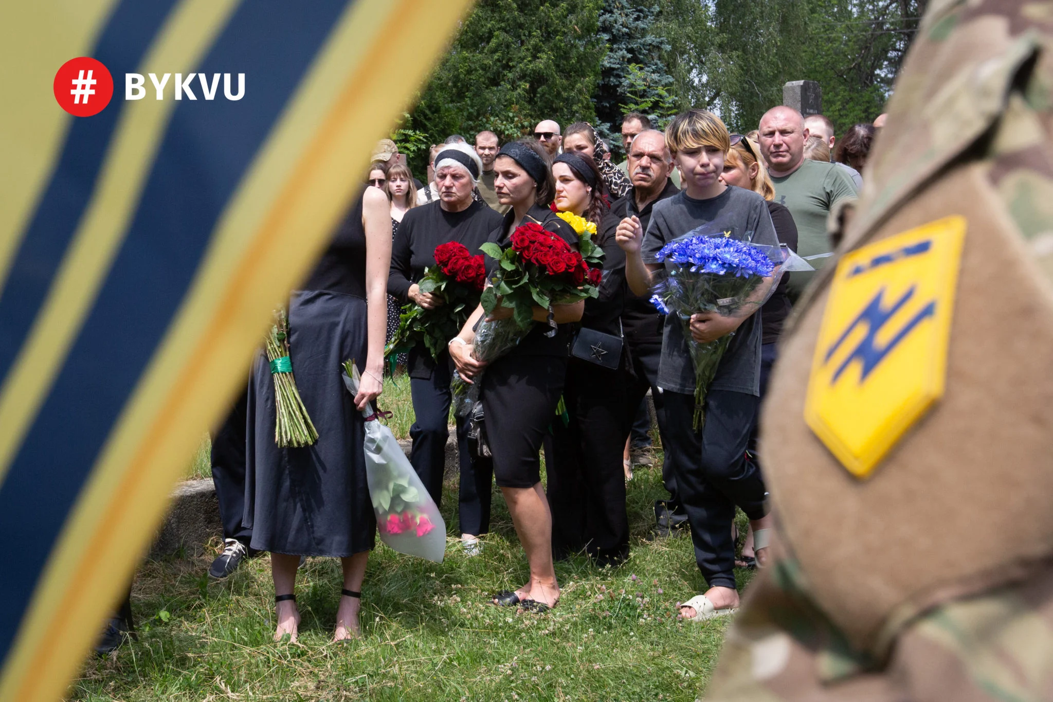 У Києві попрощались з уродженцем Переяславщини військовослужбовцем полку «Азов» Олегом Садиком