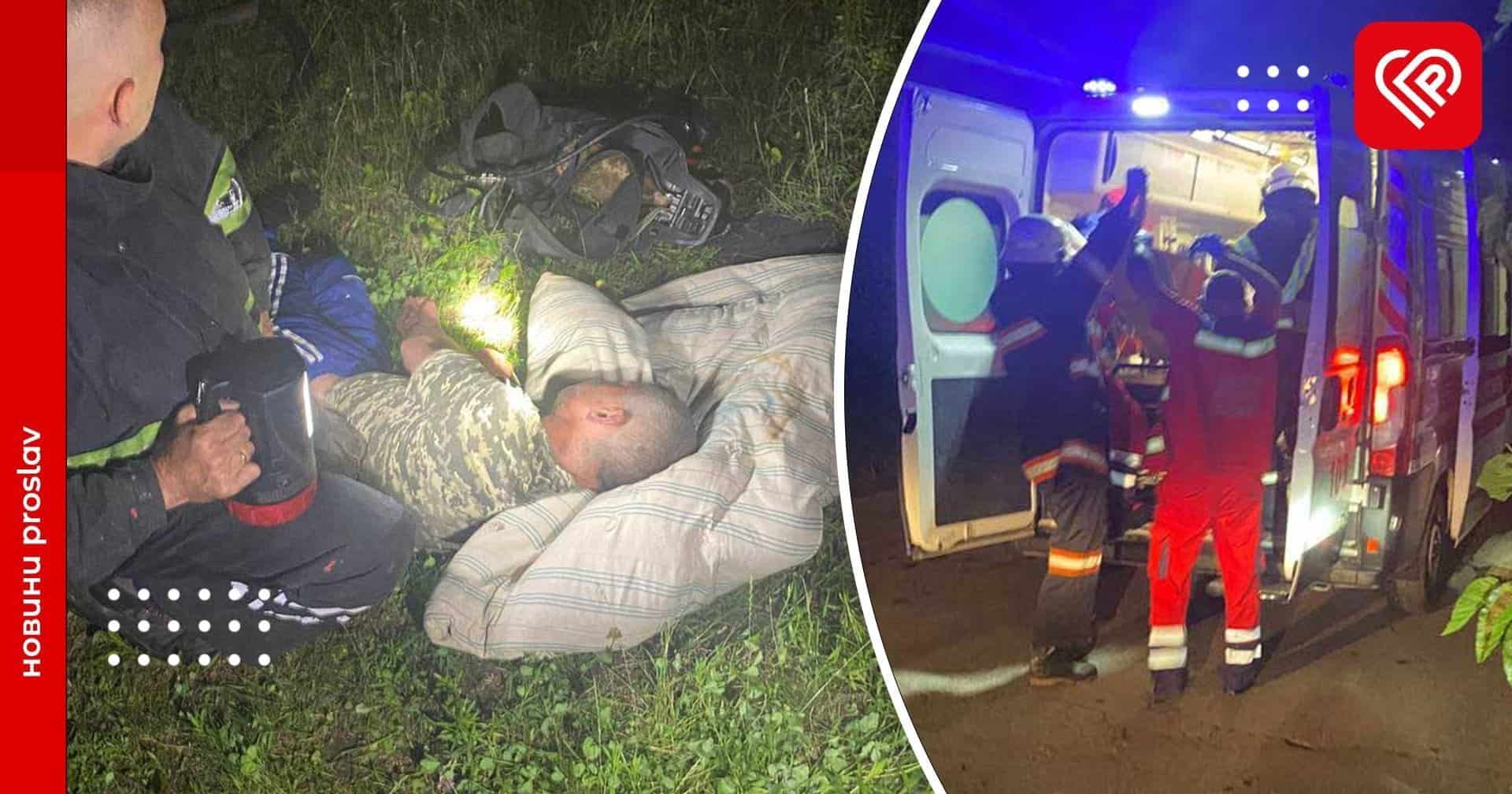 У Переяславі з палаючого будинку врятували чоловіка