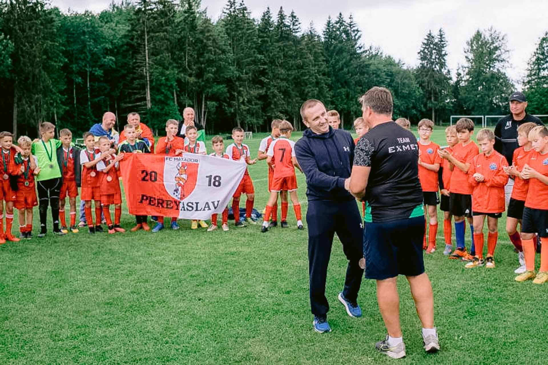 Юні футболісти з Переяславської громади здобули бронзові нагороди на турнірі у естонському місті Пайде