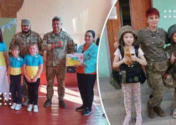 Напередодні Дня захисника переяславські школярі провели патріотичні заходи: до них завітали військові