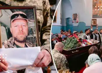 У Переяславі попрощалися з воїном Володимиром Кочиним: він помер від тяжкого поранення (відео)