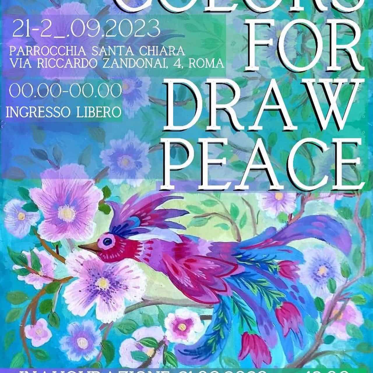 Малюнок юної художниці з Переяслава представили на виставці у Флоренції та зобразили на афіші