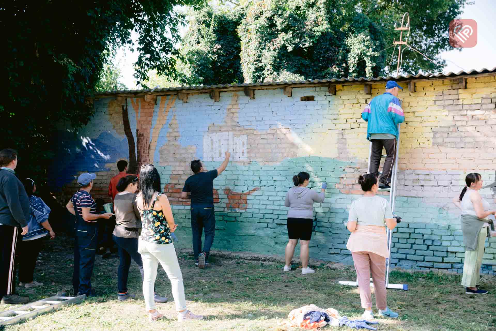 На будівлі у центрі Переяслава до Дня міста створили мурал