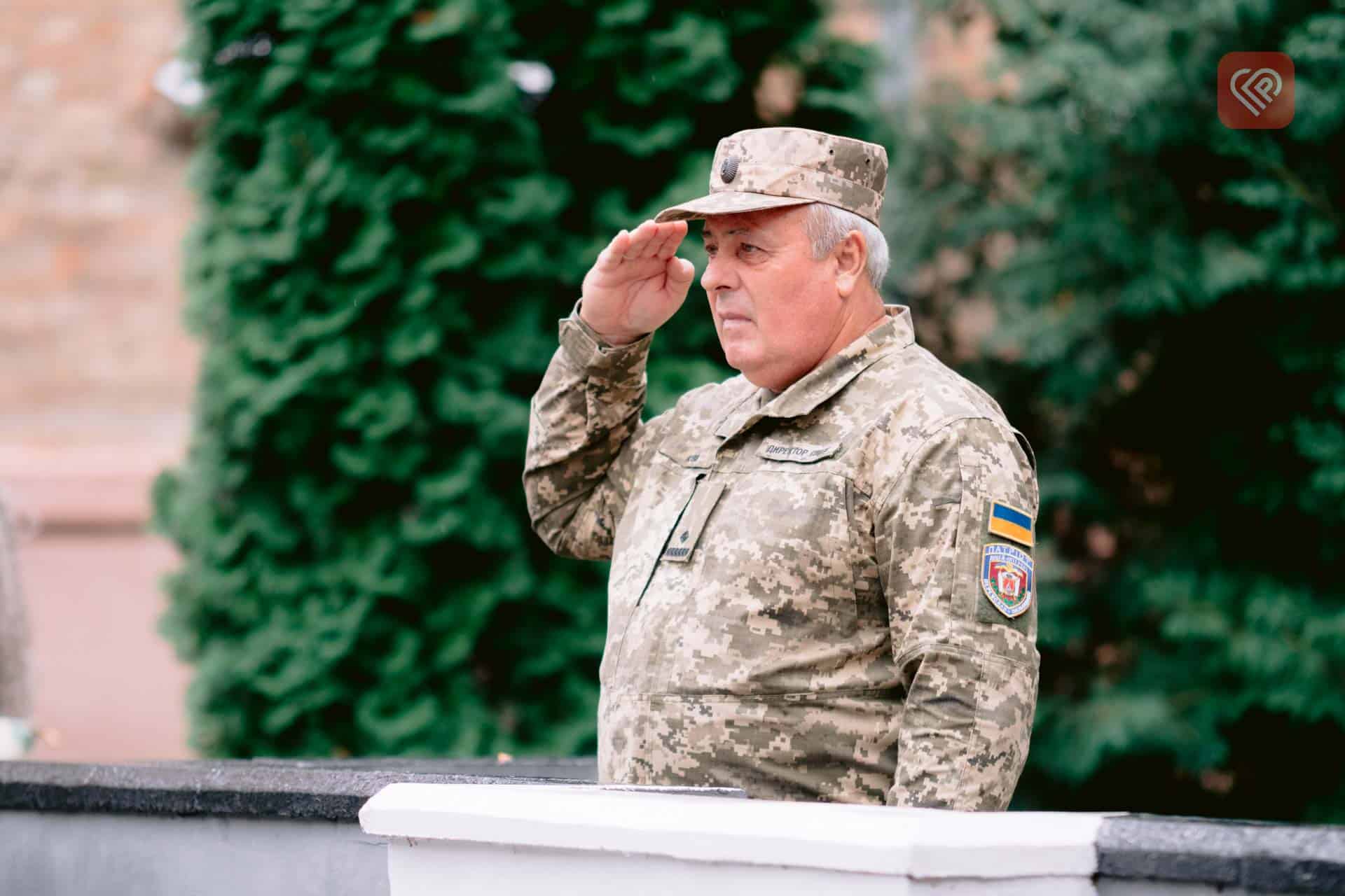 Складали присягу та приймали вітання від військових: у Переяславському ліцеї «Патріот» розпочався навчальний рік