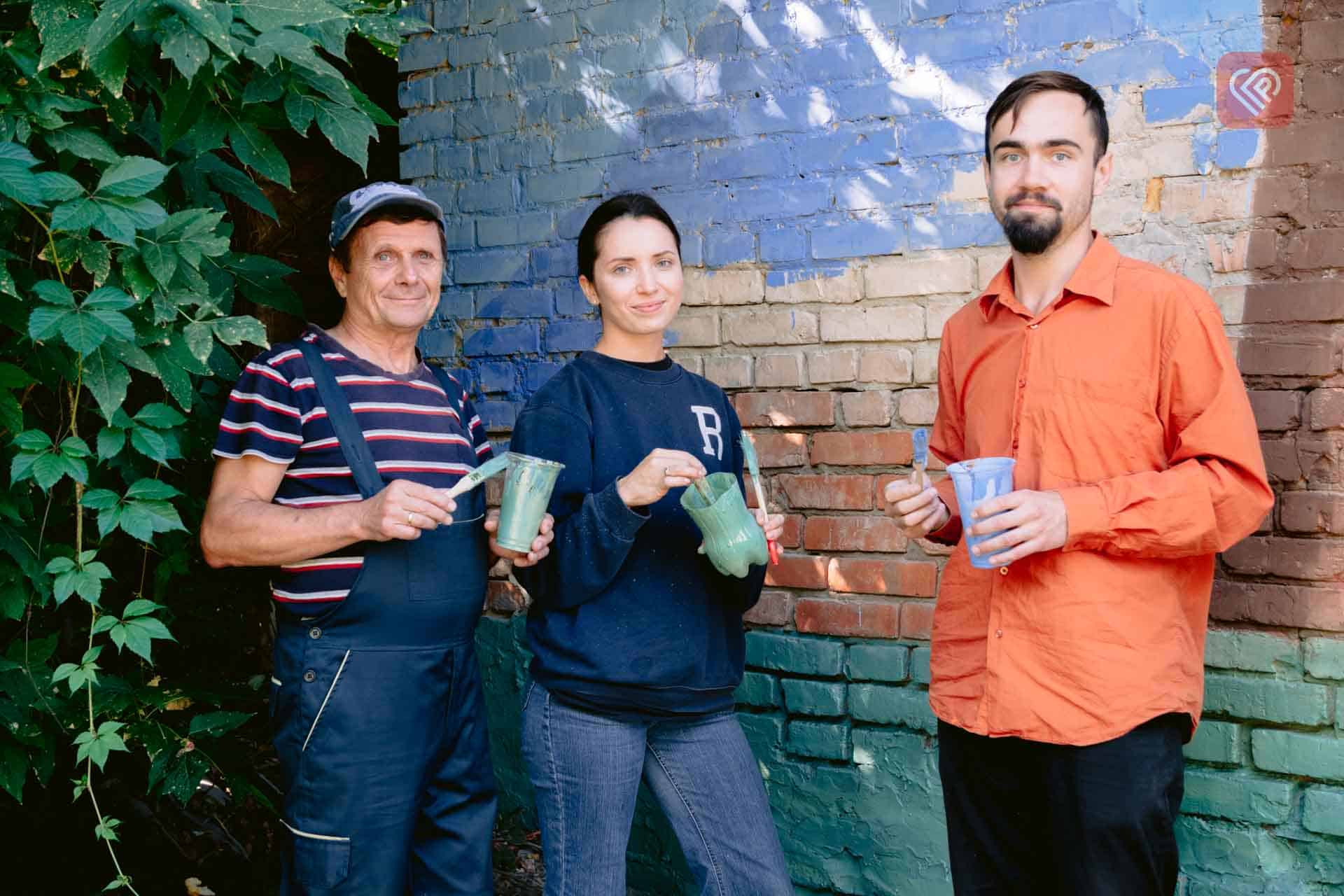 На будівлі у центрі Переяслава до Дня міста створили мурал