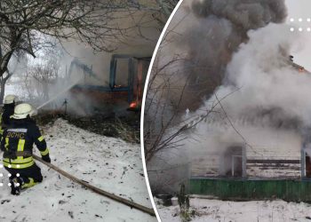 На Переяславщині загорівся приватний будинок: постраждали люди, які намагалися самотужки загасити пожежу