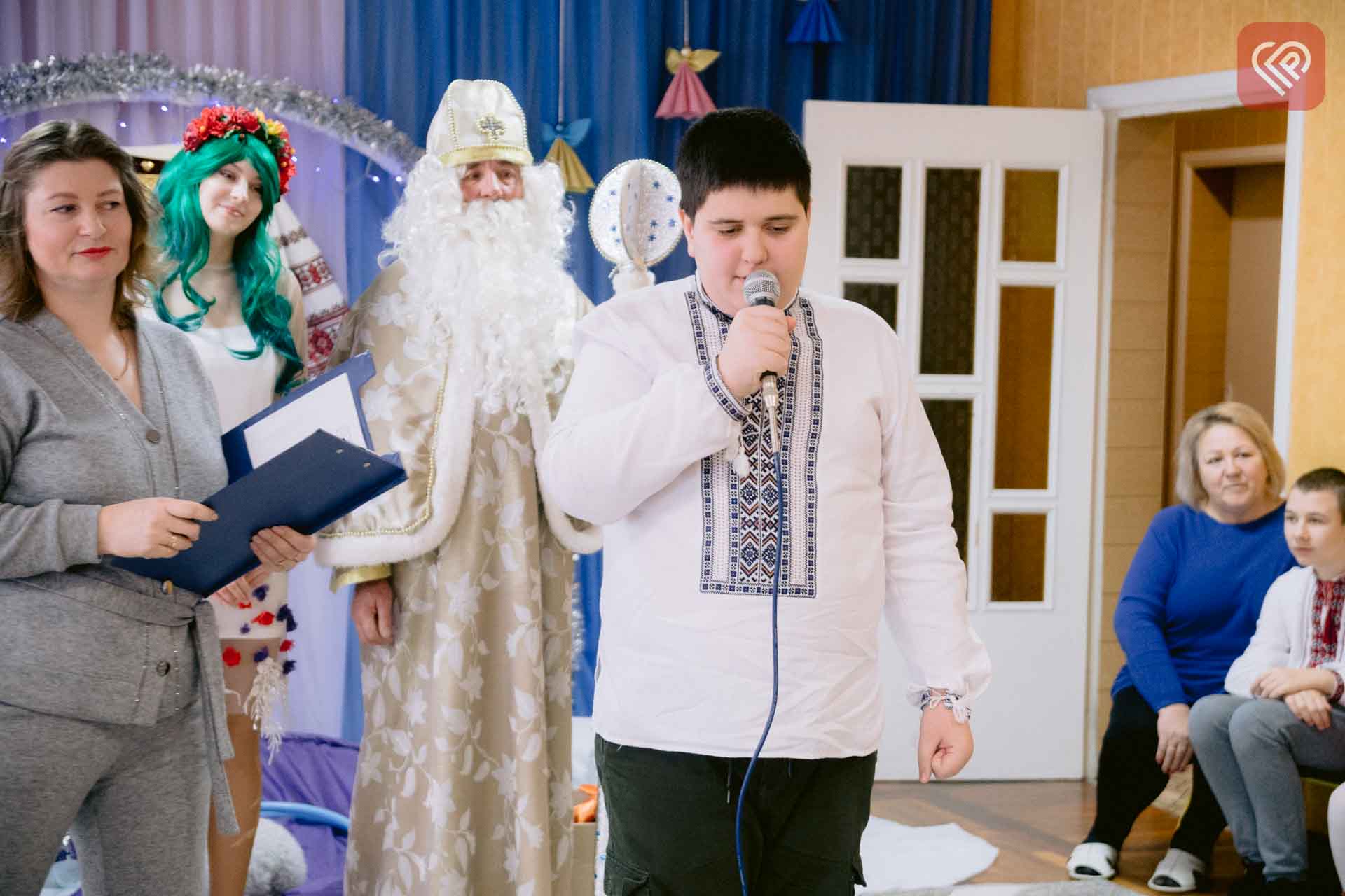 Святий Миколай привітав вихованців реабілітаційного відділення у Переяславі