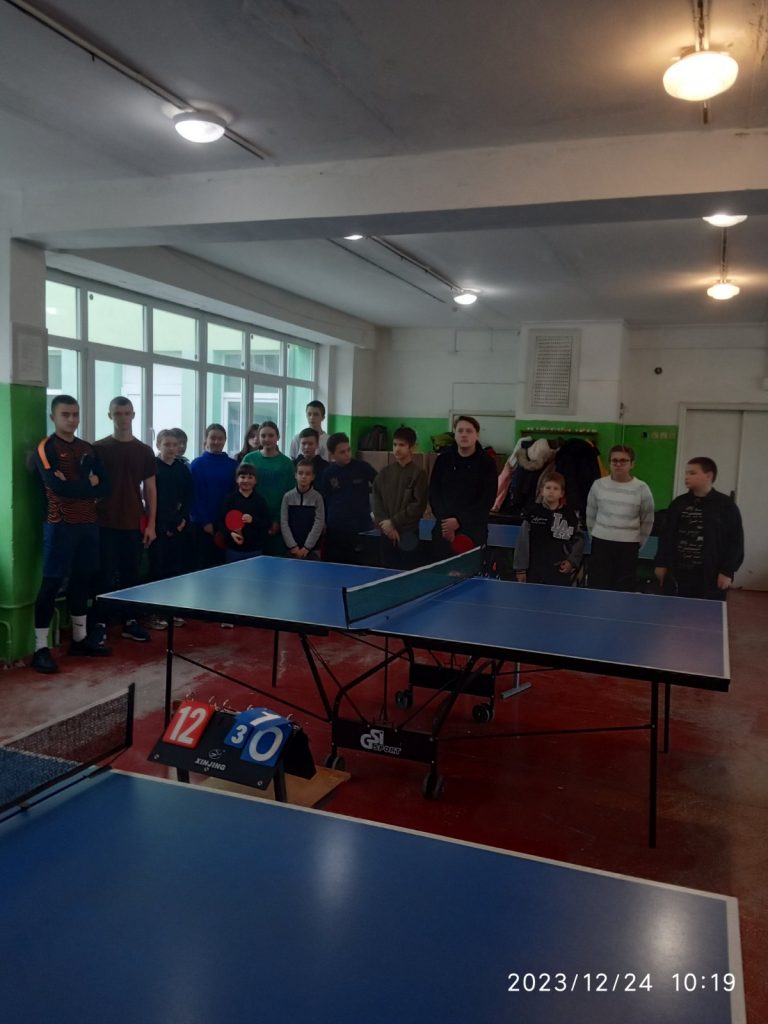 У Переяславі провели турнір з настільного тенісу «Різдвяні ігри»: імена переможців